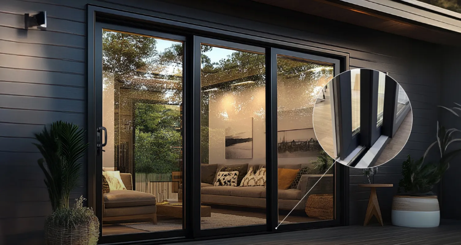 Triple Track Sliding Patio Doors