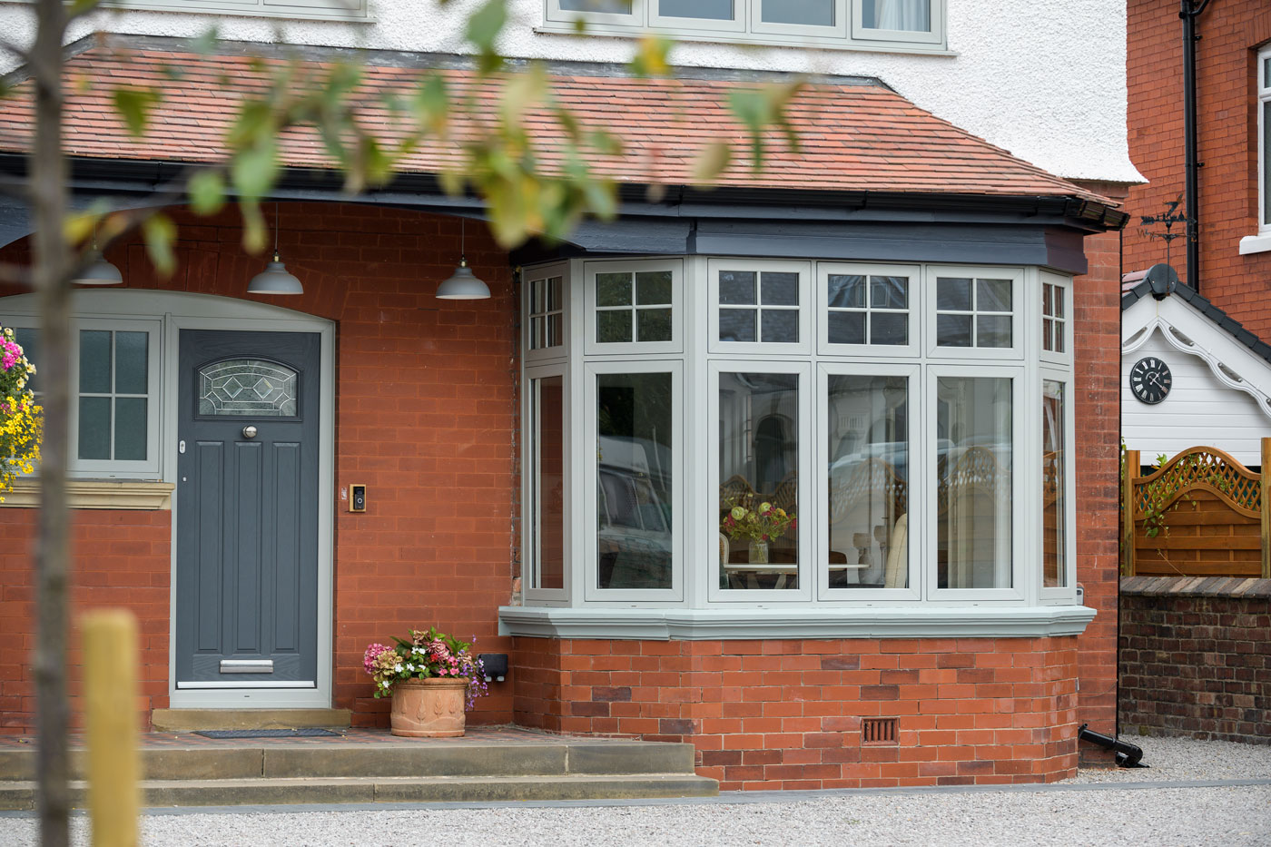 Deceuninck Agate Grey Flush Window