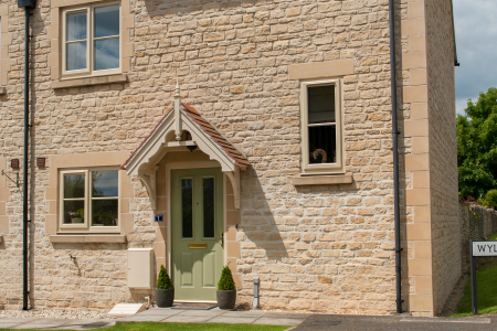 Sculptured Sash Window